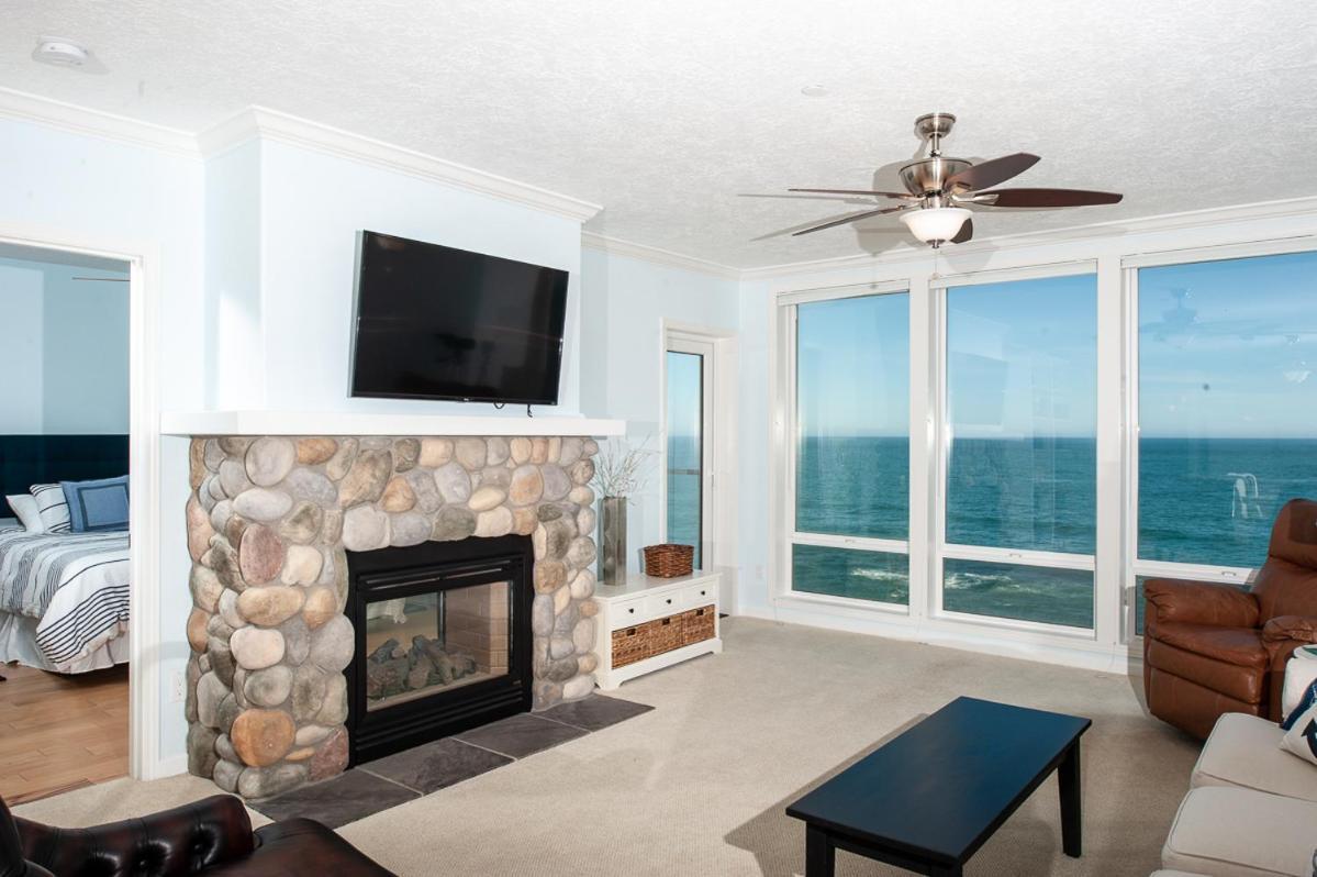 Whale Crossing Apartment Depoe Bay Bagian luar foto