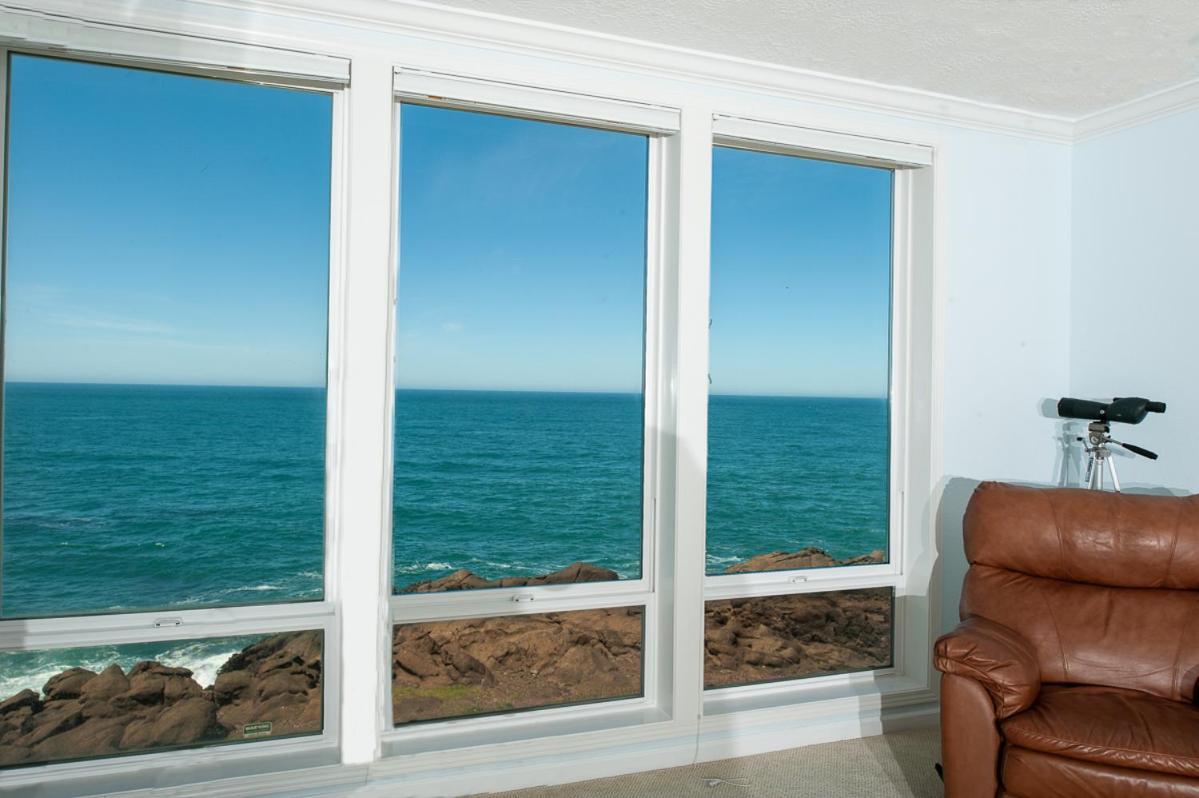 Whale Crossing Apartment Depoe Bay Bagian luar foto
